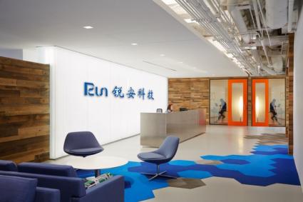 1260平米銳安科技辦公室裝修